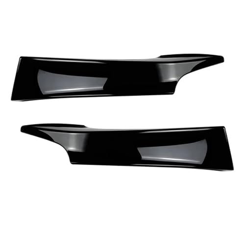 1 Pair Car Front Bumper Lip Splitter Canards Spoiler for BMW F20 F21 Pre-LCI M Sport 2012-2014 M125i M135i(Glossy Black)