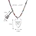 VIYIKAMI Christmas Birthday Gifts for Women Guitar Pick Necklace Best Friend Taylor Match Stuff Fans Gift with Note Pendant Jewelry for Music Lover Necklace for Men Women Friendship Necklace ﻿