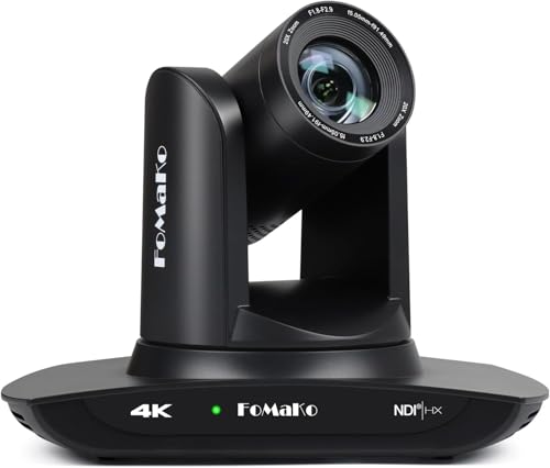 新品未使用 FOKAMO ハイエンド PTZカメラ Amazon.co.jp: FoMaKo 4K PTZカメラ NDI HX3 AI自動追尾 PTZ