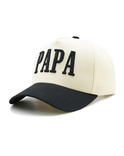 Waldeal Vintage Papa Trucker Hat Adjustable Snapback Papa Hats for Men Fathers Day Birthday Gifts for Grandpa Dad Black