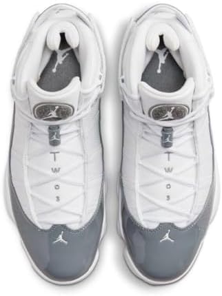 NIKE Jordan Air 6 Rings White-Cool-Grey-White, 11.5 | Image 3