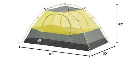 Image of The North Face Tents Stormbreak 2 Two-Person Camping Tent | High Low Ventilation Openings for Optimal Airflow, Water Repellent Finish