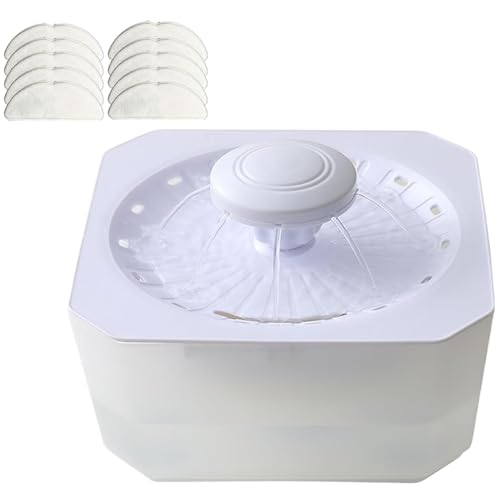 Fuente para gatos recargable USB 2.5L Blanco miniatura 1
