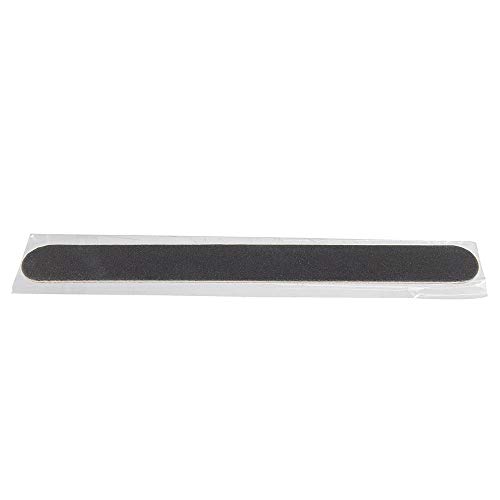 Forpro Wood Nail File, Black, 180/180 Grit, Double-Sided Manicure & Pedicure Nail Files, 7” L X .75“ W, Individually-Wrapped, 100-Count #TOP2