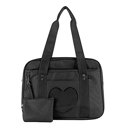 Ita Bag Heart Japanese Bag School Bag Kawaii Large Shoulder Handbag JK Bag Girls Duffel Purse Anime Purse Bag