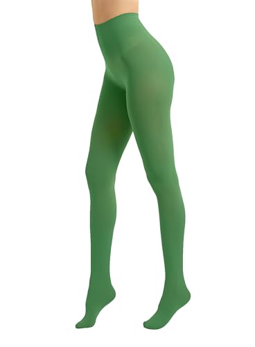 Image of 80D Semi Opaque Tights for Women Stretchable High Waist Womens Stockings Soft Pantyhose with 20+ Colors