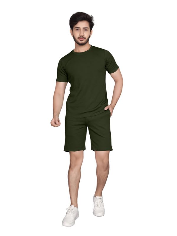 cubiq Cotton Lycra Blend Tracksuit | Track Suit Set For Men-picture-18