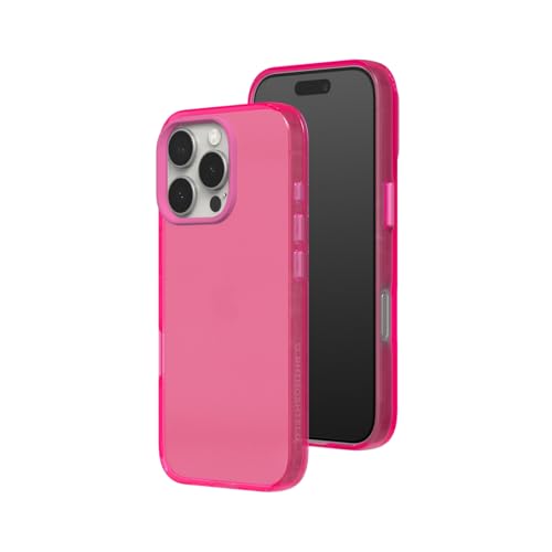 Coque iPhone 16 Pro RhinoShield JellyTint rose cerise transparente antichoc