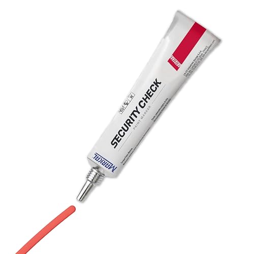 Markal 96670 Security Check Marqueur de peinture, Rouge, 50 ml (Lot de 1)