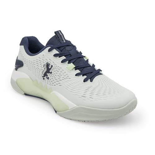 Image of Red Tape Men's Sneakers White Grey KPU Round Lace-Up Flexible Support