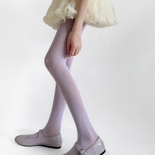 Legging respirant plume multicolore et collants en résille fine - 5