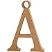 Letter, H: 8 cm, MDF, Ã…, 1pc
