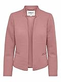 Blazer corto Only ONLADDY-Linea L/S Short Blazer CC TLR, Withered Rose/Detail:Melange, S EU De Las Mujeres