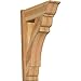 Ekena Millwork OUT08X22X34OLY01RWR Olympic Rough Sawn Traditional Outlooker, 8" Width x 22" Depth x 34" Height, Western Red Cedar