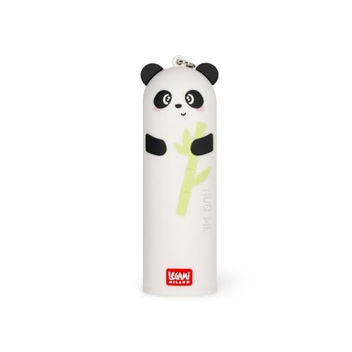 Legami - Caricabatteria Portatile - My Super Power, Ricarica 2 Dispositivi Contemporaneamente, Cavo USB Tipo C Incluso, Power Bank Portatile, Diametro 3,5 cm, Altezza 11,60 cm, Panda
