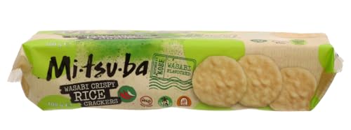 Mitsuba Rice Crackers Wasabi, 100 g