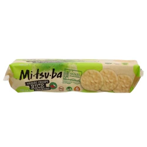 Mitsuba Rice Crackers Wasabi, 100 g