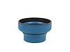 Lifeventure Silicon Ellipse Collapsible and Portable Mug for Camping, Travel & Outdoor - Navy Blue #1
