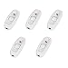 Produktbild Lichtschalter - 5Pcs AC 250V 10A Inline ON/OFF Tisch Schreibtischlampe Kabel Schalter mit LED-Kontrollleuchte (Farbe : Weiß)