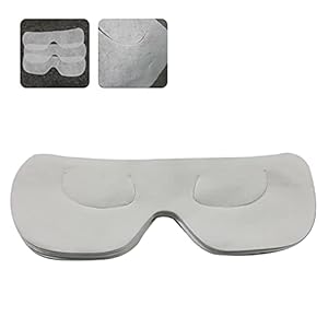 600pcs Cotton Double Eye Mask Paper Soft Disposable Cotton Eye Patch Non-deformable Eye Mask Cloth with Compact…