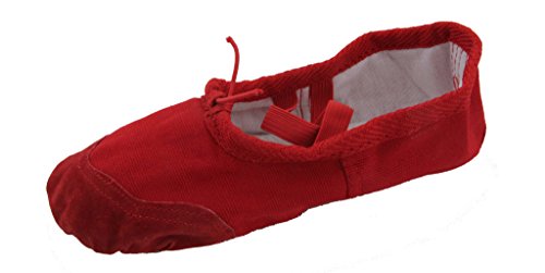 Girl's Red Ballet Flats Youth 6