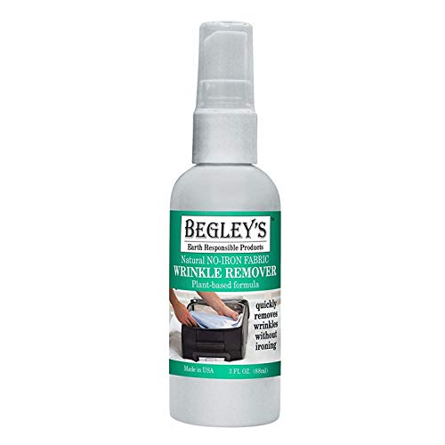 Begley's Best Natural No-Iron Wrinkle Remover, Quick Fix Wrinkle Release, Static Cling Remover