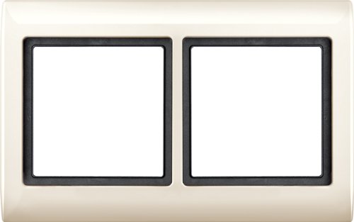 Preisvergleich Produktbild Merten 1325965 Rahmen 400244 2fach Weiss AQUADESIGN