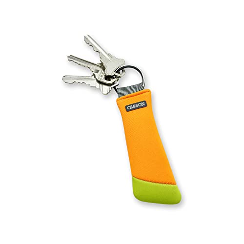 Carson Floating Keychain with Lightweight Foam Core Technology, Green/Orange (FA-30 01) - Image 2