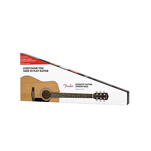Fender Fa-115 Beginner Dreadnought Pack, Natural With Gig Bag, Strings, Strap, Picks, And Fender Play #TOP2