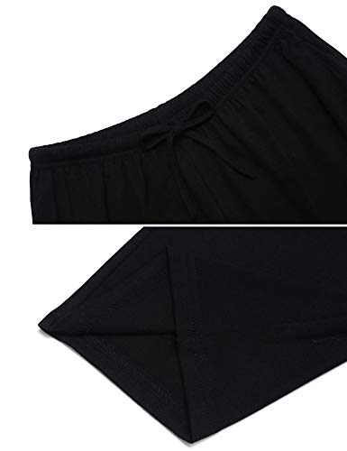 Image of Ekouaer Women Pajama Pants Comfy Pj Bottom with Pockets Stretch Plaid Sleepwear