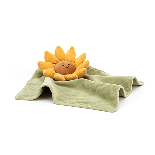 Image of Jellycat Fleury Sunflower Soother Lovey Baby Security Blanket