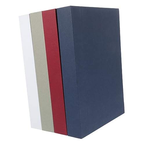 Amosfun Book Decor for Coffee Table 4pcs Faux Books Simulation Bookshelf Props