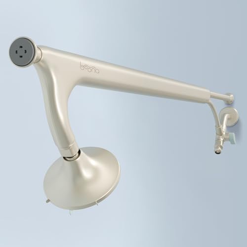 BOONA Tandem Shower Attachment - As Seen on Shark Tank | No More Waiting Your Turn, Add a 2nd Shower Head to Your Existing Setup | Ideal for Couples, 3 Flow Settings, Easy Install, Brushed Nickel