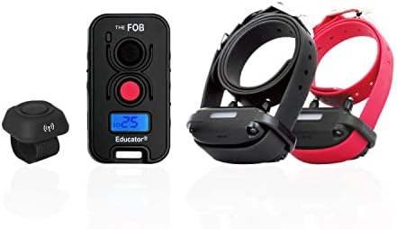 E-Collar Educator FOB 300 Yard Dog Training Collar w/Finger Butto...