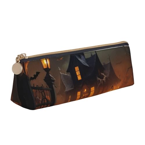 GUOLGP Scary Halloween Print Stylish Pencil Case Large Capacity 8.3 x 2.2 x 2.4In Triangle Pouch Daily Essentials GUOLGP Scary Halloween Print Stylish Pencil Case Large Capacity 8.3 x 2.2 x 2.4In Triangle Pouch Daily Essentials