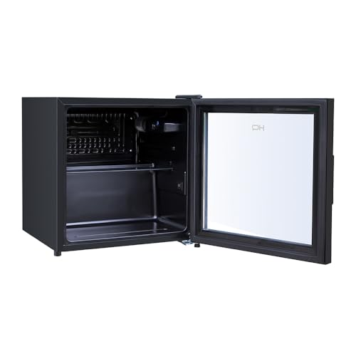 Frigobar Expositor Vertical HQ Vidro Duplo 50 Litros Preto HQ-50FBPV (220V)