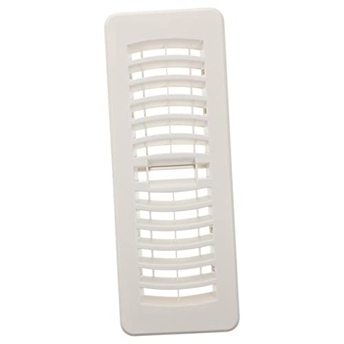 STOBOK ベントグリル ホームフロアの通気口 家庭用ディフューザー 床還気グリル 天井用の通気口 家の床の通気口カバー 家庭用通気口カバー フロアグリル エアコングリル プラスチック 白い