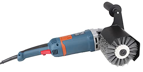 Aidelife Poliermaschinen-Aufsatz für Holz, Metall und Edelstahl,Satiniermaschine Schleifmaschine Bürstenschleifgerät zur Renovierung mit Kunstfaserbürste Ø120x100