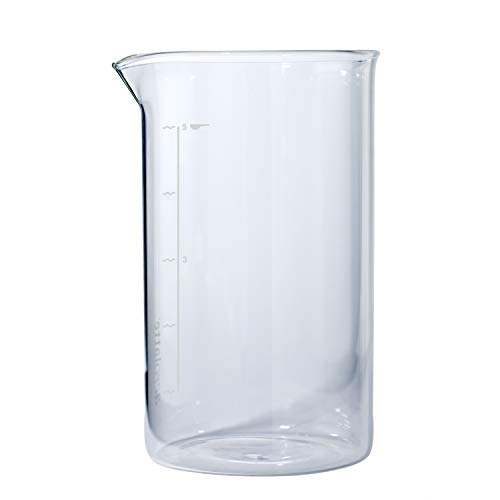 Aerolatte Universal Borosilicate Glass Replacement Carafe For French Press Coffee Makers, 5-Cup, 20-Ounce Capacity (20 oz, 600 ml) Aerolatte Universal Borosilicate Glass Replacement Carafe For French Press Coffee Makers, 5-Cup, 20-Ounce Capacity (20 oz, 600 ml)
