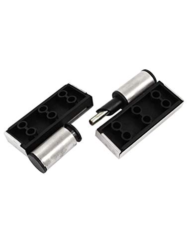 Ldexin 2Pcs Stainless Steel Self Closing Restroom Public Toilet Partition Door Hinge, Surface Mounted, 2. 8" X 2. 6" / 70Mm X 65Mm #TOP1