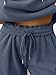 Trendy Queen Womens 2 Piece Outfits Lounge Fall Fashion Sets Oversized Sweatshirts Wide Leg Pants Sweatsuits Winter Clothes DustyBlue S