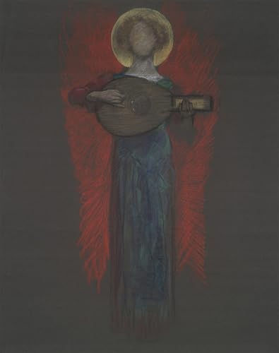 Tableau ange Edwin Austin Abbey grand format 60x90cm poster d'art