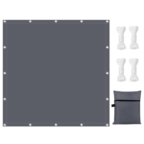 PATWING Sonnensegel 2x2m Polyester Wasserdicht mit UV-Schutz