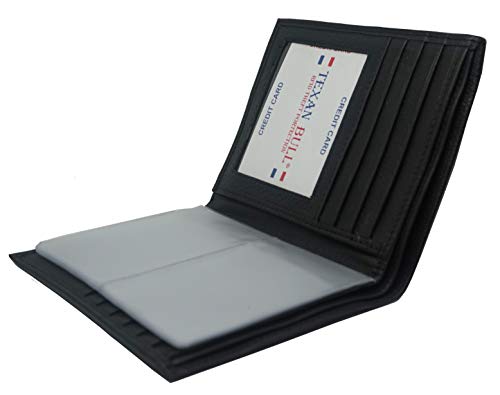 Hipster Mens Wallet Leather European Bifold With Heavy Duty Vinyl Wallet Insert4