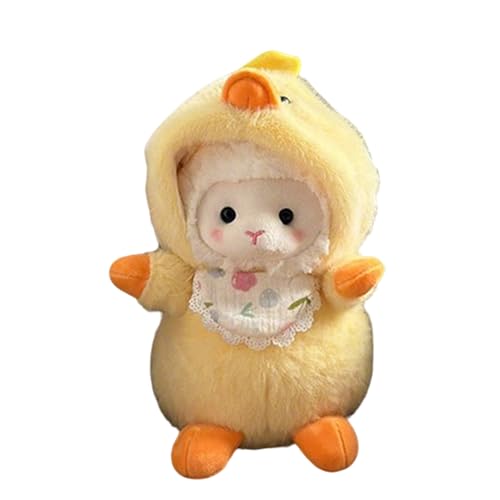 Juguete de oveja de peluche: juguete de oveja de peluche de 9,8 pulgadas. Un juguete para una colección muy suave que quedará encantado tanto por niños como por adultos. Perfecto para la Pascua