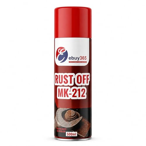 Image of Rust Off MK-212 Rust Remover Spray 500ml | Removes Rust from Nuts & Bolts | Bike Chain Cleaner, Hinge Lubricant & Jammed Parts Release Spray | Multi-Purpose Degreaser for Metal Parts