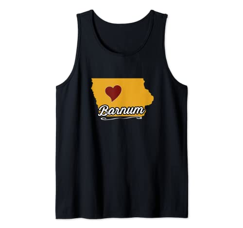 BARNUM IOWA | IA USA Ville - Cute Souvenir - US City State - Débardeur
