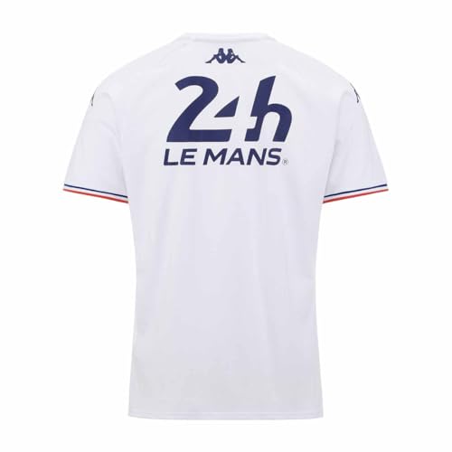 T-Shirt Adobi 24H Le Mans 2024 Kappa blanc homme taille L pour circuit