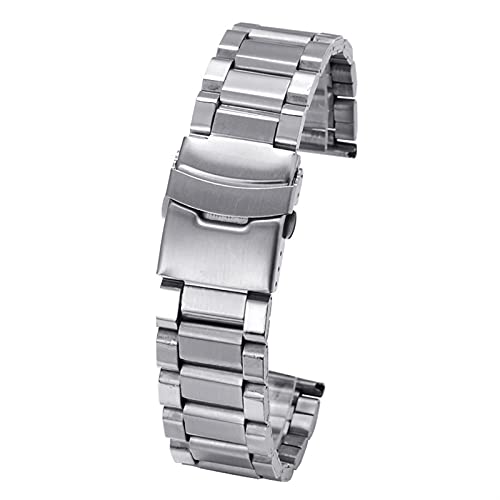 Sangle de montre en acier inoxydable 20 mm interchangeable pour hommes et femmes