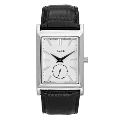 Image of TIMEX Analog Watch for Men with Rectangle Dial & Water Resistant Man's Wrist Watches